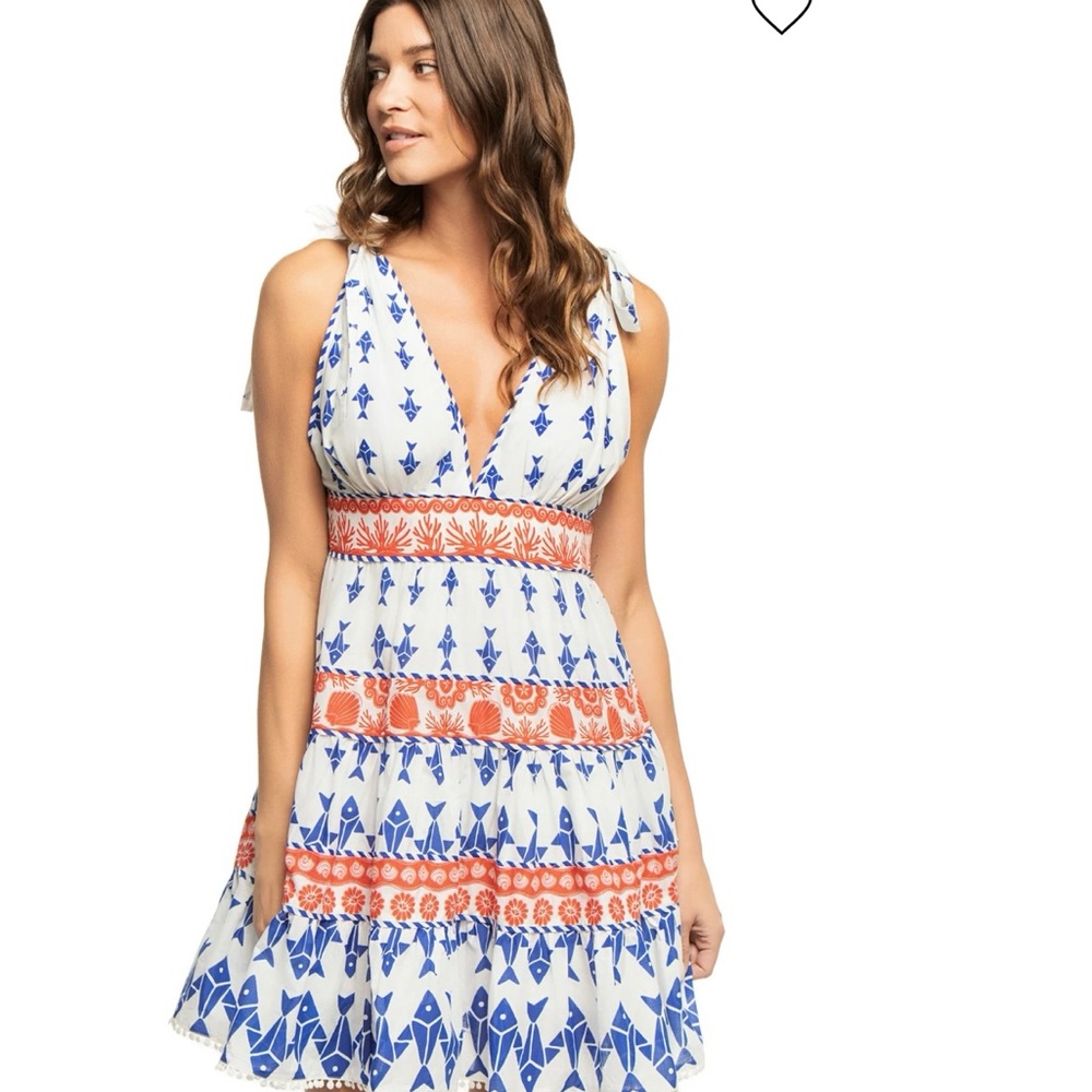 Farm Rio Patterned Mini Dress- Medium